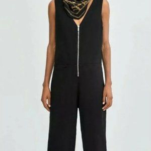 Zara TRF Collection Jumpsuit with Front Zipper